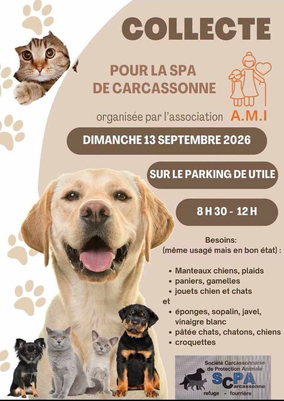 Collecte dimanche 13 septembre